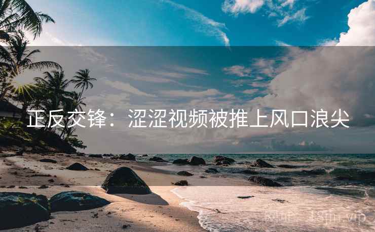 正反交锋：涩涩视频被推上风口浪尖  第2张